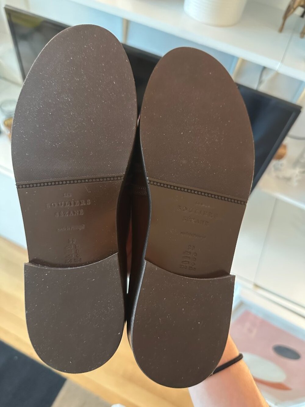 Sezane Joey Loafers (Glossy Chocolate) - Picture 6 of 10